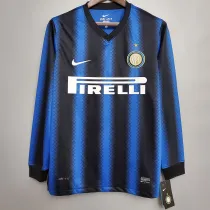 2010-2011 INT Home Long Sleeve Retro Soccer Jersey (长袖)