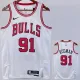 2022-23 BULLS RODMAN #91 White Top Quality Hot Pressing NBA Jersey