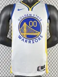 2022-23 WARRIORS KUMINGA #00 White Top Quality Hot Pressing NBA Jersey (V领)