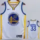 2022-23 WARRIORS WISEMAN #33 White Top Quality Hot Pressing NBA Jersey (V领)