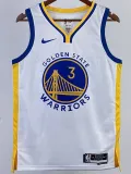 2022-23 WARRIORS POOLE #3 White Top Quality Hot Pressing NBA Jersey (V领)