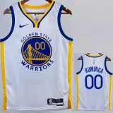 2022-23 WARRIORS KUMINGA #00 White Top Quality Hot Pressing NBA Jersey (V领)