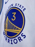 2022-23 WARRIORS POOLE #3 White Top Quality Hot Pressing NBA Jersey (V领)