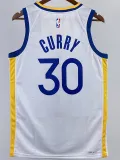 2022-23 WARRIORS CURRY #30 White Top Quality Hot Pressing NBA Jersey (V领)