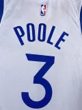 2022-23 WARRIORS POOLE #3 White Top Quality Hot Pressing NBA Jersey (V领)