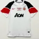 2010-2011 Man Utd Away White Retro Soccer Jersey (决赛字)