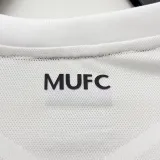 2010-2011 Man Utd Away White Retro Soccer Jersey (决赛字)
