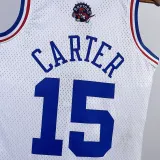 ALL-STAR CARTER #15 White Top Quality Hot Pressing NBA Jersey