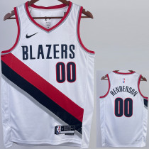 2022-23 Trail Blazers HENDERSON #00 White Top Quality Hot Pressing NBA Jersey
