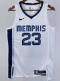 2022-23 Grizzlies ROSE #23 White Top Quality Hot Pressing NBA Jersey