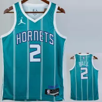 2022-23 HORNETS BALL #2 Green Away Top Quality Hot Pressing NBA Jersey