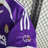 2006-2007 RMA Purple Retro Soccer Jersey