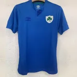 2021 Ireland Blue Limited-Edition Centenary Fans Soccer Jersey
