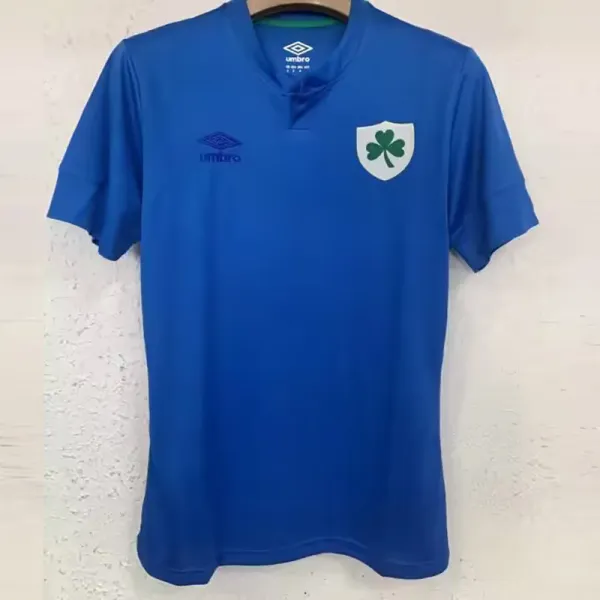 2021 Ireland Blue Limited-Edition Centenary Fans Soccer Jersey