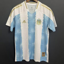 2021-22 Argentina Home Maradona Commemorative Edition Soccer Jersey