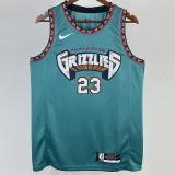 Grizzlies ROSE #23 Blue Top Quality Hot Pressing NBA Jersey