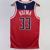 2022-23 Wizards KUZMA #33 Red Top Quality Hot Pressing NBA Jersey