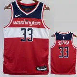 2022-23 Wizards KUZMA #33 Red Top Quality Hot Pressing NBA Jersey