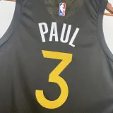 2022-23 WARRIORS PAUL #3 Black City Edition Top Quality Hot Pressing NBA Jersey