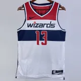 2022-23 Wizards POOLE #13 White Top Quality Hot Pressing NBA Jersey