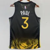 2022-23 WARRIORS PAUL #3 Black City Edition Top Quality Hot Pressing NBA Jersey