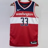 2022-23 Wizards KUZMA #33 Red Top Quality Hot Pressing NBA Jersey