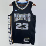 2022-23 Grizzlies ROSE #23 Black City Edition Top Quality Hot Pressing NBA Jersey