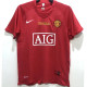 2007-2008 Man Utd home Red Retro soccer jersey (决赛字)
