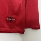 2007-2008 Man Utd Home Long sleeve Retro soccer jersey (长袖)