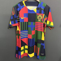 2022-23 Portugal Green Yellow Blue Training Shirts