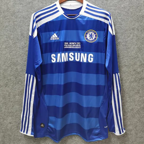 2011-2012 CHE Home Retro Long Sleeve Soccer Jersey (长袖)(带决赛字)
