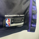 2023-24 Kings SABONIS #10 Purple Top Quality Hot Pressing NBA Jersey (Trapeze Edition)飞人版