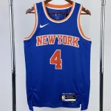 2022-23 KNICKS ROSE #4 Blue Top Quality Hot Pressing NBA Jersey