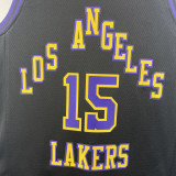2023-24 LAKERS REAVES #15 Black City Edition Top Quality Hot Pressing NBA Jersey