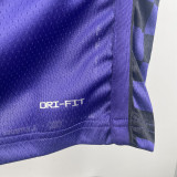 2023-24 Kings MONK #0 Purple Top Quality Hot Pressing NBA Jersey (Trapeze Edition)飞人版