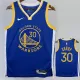 2022-23 WARRIORS CURRY #30 Blue Top Quality Hot Pressing NBA Jersey (V领)