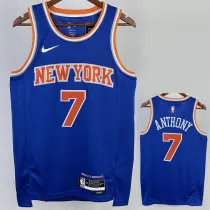 2022-23 KNICKS ANTHONY #7 Blue Top Quality Hot Pressing NBA Jersey