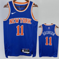 2022-23 KNICKS BRUNSION #11 Blue Top Quality Hot Pressing NBA Jersey
