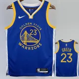 2022-23 WARRIORS GREEN #23 Blue Top Quality Hot Pressing NBA Jersey (V领)