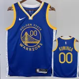 2022-23 WARRIORS KUMINGA #00 Blue Top Quality Hot Pressing NBA Jersey (V领)