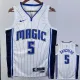 2022-23 Magic BANCHERO #5 White Top Quality Hot Pressing NBA Jersey