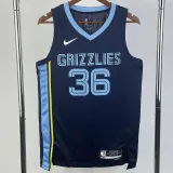 2022-23 Grizzlies SMART #36 Dark Blue Top Quality Hot Pressing NBA Jersey