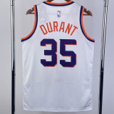 2023-24 SUNS DURANT #35 White Top Quality Hot Pressing NBA Jersey