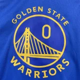 2022-23 WARRIORS PAYTON II #0 Blue Top Quality Hot Pressing NBA Jersey (V领)