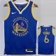 2022-23 WARRIORS YOUNG #6 Blue Top Quality Hot Pressing NBA Jersey (V领)