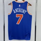 2022-23 KNICKS ANTHONY #7 Blue Top Quality Hot Pressing NBA Jersey