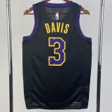 2023-24 LAKERS DAVIS #3 Black City Edition Top Quality Hot Pressing NBA Jersey