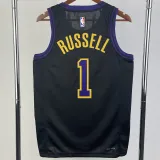 2023-24 LAKERS RUSSELL #1 Black City Edition Top Quality Hot Pressing NBA Jersey