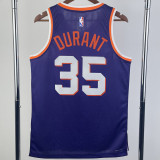 2023-24 SUNS DURANT #35 Purple Top Quality Hot Pressing NBA Jersey