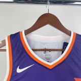 2023-24 SUNS BOOKER #1 Purple Top Quality Hot Pressing NBA Jersey